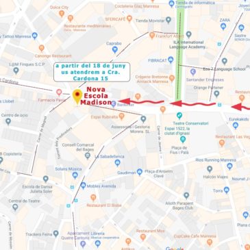 Manresa | Nos hemos trasladado!